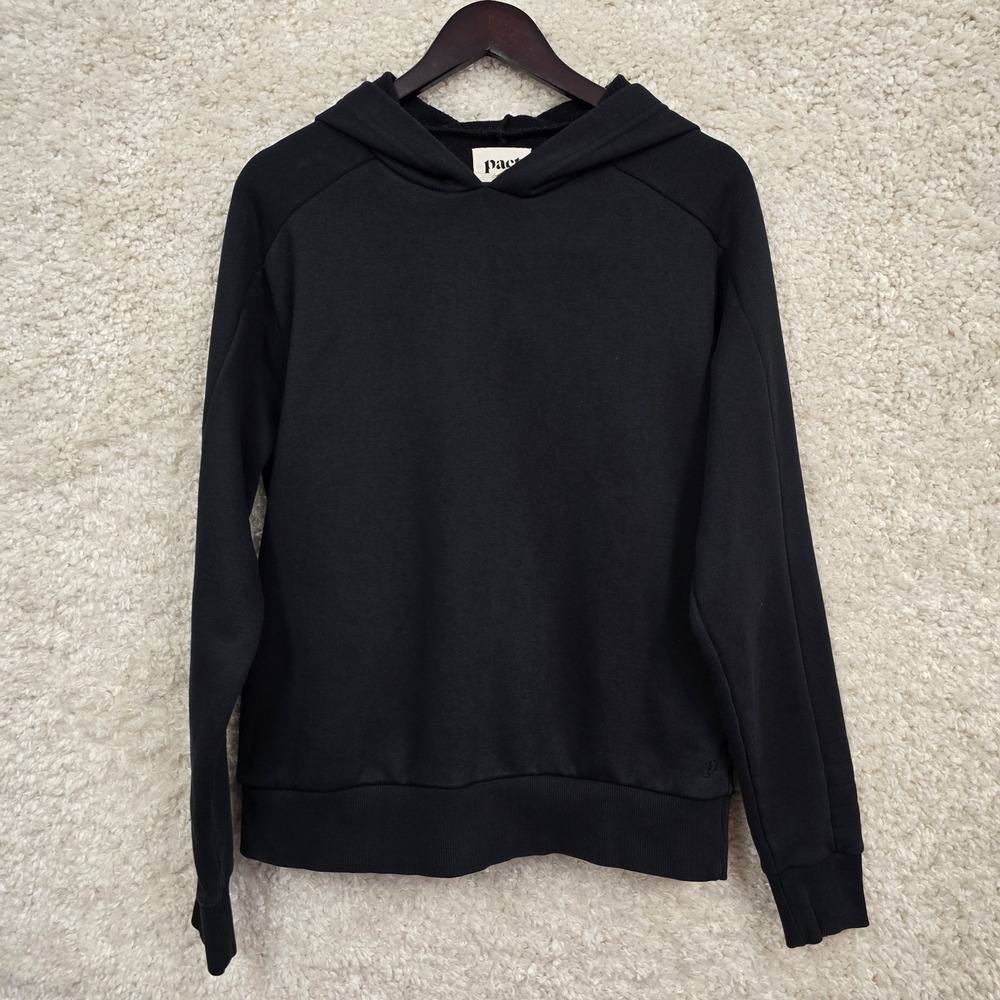 Pact Hoodie Men's‎ Small Black Organic Cotton Sustainable Pullover Eco